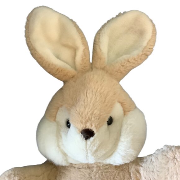 Vtg Cuddle Wit Beige Plush Easter Bunny Rabbit Stuffed Animal Toy 25" Tall - Picture 2 of 7